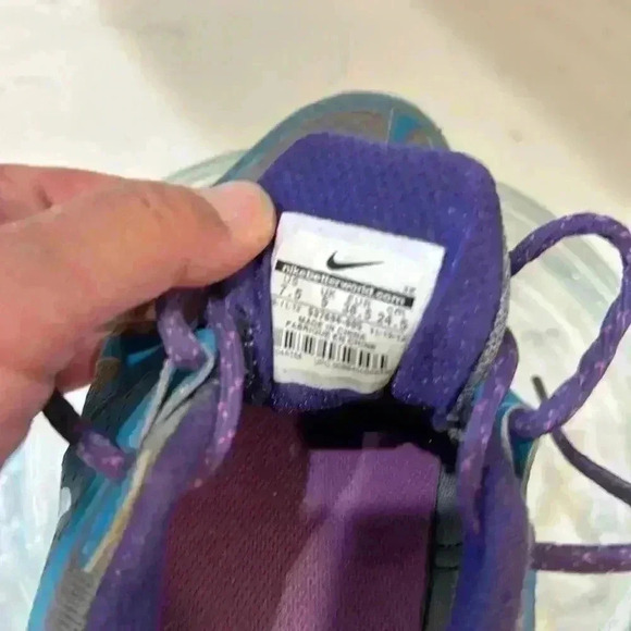 Women’s Nike Flex Trail turquoise & purple size: 7.5 Pre-Owned - Picture 10 of 10